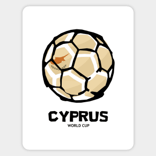 Cyprus Football Country Flag Sticker